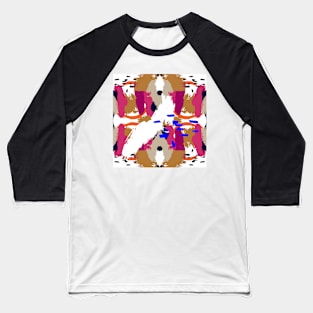 Simple Abstract Three Baseball T-Shirt